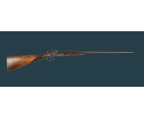  ƑT.& H. King: a 12 bore side-by-side toplever non-ejector hammer gun, serial number 1254, barrels 25 in., 2 1/2 in. chambers