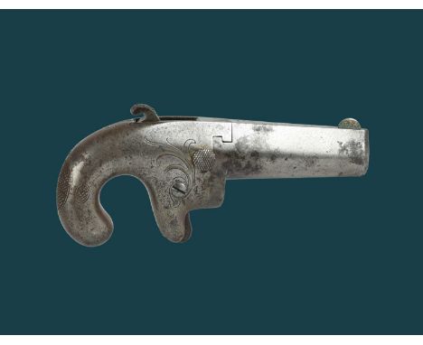 Colt: a .41 rimfire First Model deringer, barrel 2.5 in., manufacturer's details to the top flat, combined all-steel frame an