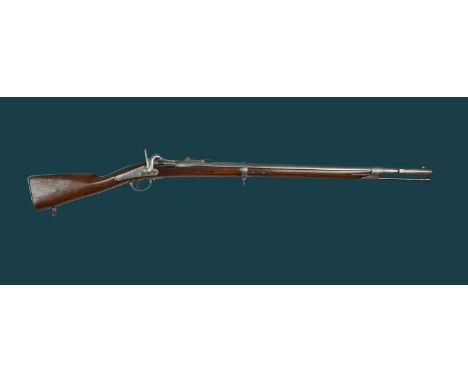 Imperial Arms Factory Tulle: a French 18.2x34mmR Model 1858/67 Tabatier system breech-loading conversion Chasseur's carbine, 