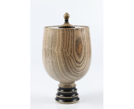 Jay Heryet (UK) ash lidded form 20x11cm. Signed
&nbsp;
“Where’s Ray?” I heard someone say.
“He’s over there talking to someon
