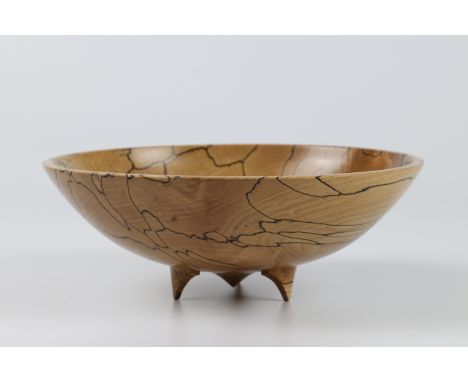 Mary Ashton (UK) spalted beech footed bowl 8x20cm. Signed
&nbsp;
I first met Ray whilst at my first AWGB Seminar in 2005.
&nb