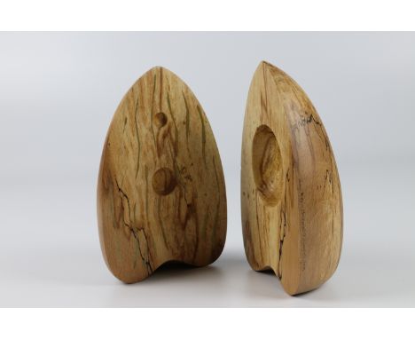 Mick O'Donnell (UK) spalted beech split form 13x20cm. Signed
I first heard of Ray key early in 1980 then met up with him late