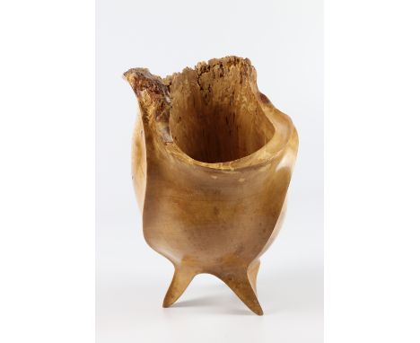 Nikos Siragas (Greece) burr maple carved vessel 22x14cm. Signed
&nbsp;
I first met Ray at the Wembley Woodworking Exhibition 