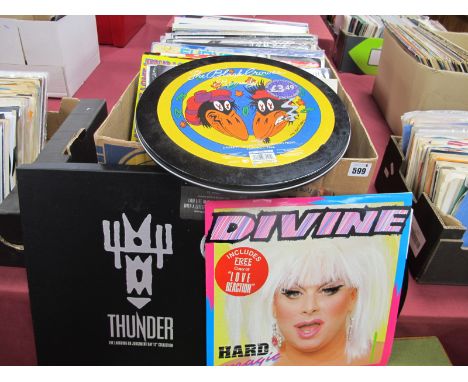 Approximately 100 Rock and Pop 12" Singles, notable artists, include Black Crowes, Thunder, Iggy Pop, Debbie Harry, New Model