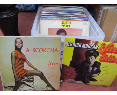 Soul and Reggae Interest, seventy L.P's, to include Derrick Morgan - Seven Letters (Trojan TTLS, 1969) A Scorcha From Bamboo 