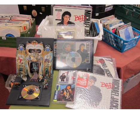 Michael Jackson Collection, to include twenty eight 12" singles, seven LPs including Bad (Polish import), Bad (picture disc),
