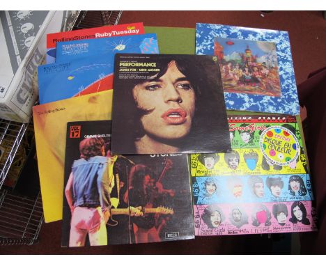 Rolling Stones LPs, seven titles comprising of Their Satanic Majesties Request (Decca TXL 103, original 1967 mono pressing), 