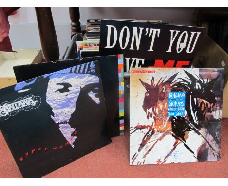 12" SinglesBox, 100 Titles, to include artists such as Santana, Rolling Stones, New Order, Blondie, U2, Simple Minds, Van Hal