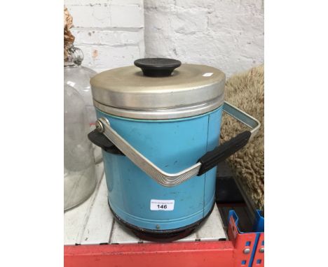 A vintage coolbox. 