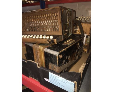 3 vintage accordions 