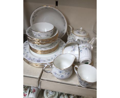 Duchess Tranquility china ware with Niagra parks teacups,  approx.32 piecesCondition: large chip to one cup, chip and crack t