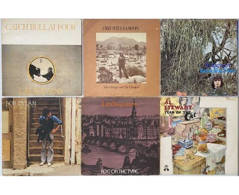 FOLK/FOLK-ROCK/SINGER SONGWRITER - LPs. Folksy collection of around 51 x LPs. Artists/titles including Al Stewart - Zero She 