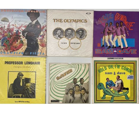 SOUL/FUNK/DISCO/REGGAE - LPs. Smart and clean collection of 40 x classic LPs. Artists/titles include Sam &amp; Dave - Double 