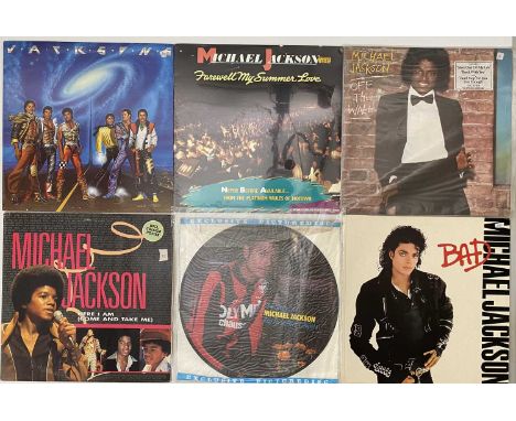 MICHAEL JACKSON / JACKSON FAMILY - LP / 12" / 7" COLLECTION. A collection of 46 x LPs/ 12" and around 50 x 7". 12"/ LP Titles