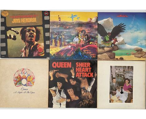 HEAVY/ CLASSIC/ PROG - LP COLLECTION. A super selection of around 58 rock LPs. Artists/ titles include Budgie - Never Turn Yo