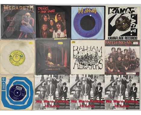 ROCK / HEAVY ROCK / METAL - 7" COLLECTION. It's time to get rocking with this cool collection of around 160 x 7". Artists/ Ti