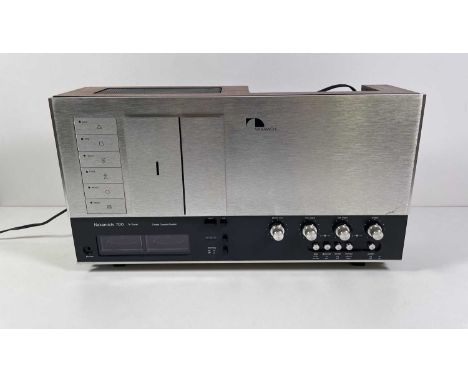 A Nakamichi 700 cassette deck, with instruction manual. With recent invoice for a full service on the deck.