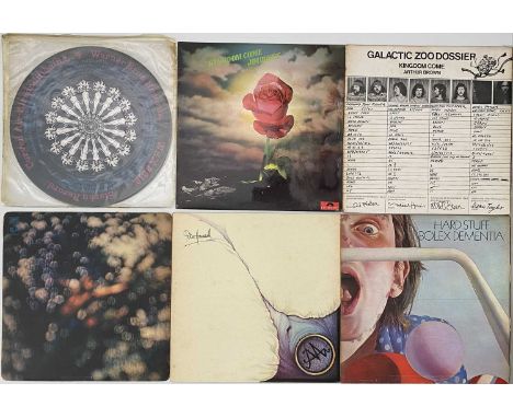 CLASSIC/ PROG - ROCK LP COLLECTION. A smashing collection of 34 rock LPs. Artists/ titles include Kingdom Come inc Galatic Zo