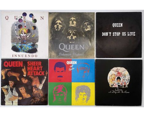 QUEEN / RELATED - LPs / 12" COLLECTION. A collection of around 34 x LPs / 12". Artists/ Titles include Innuendo (PCSD115), Bo