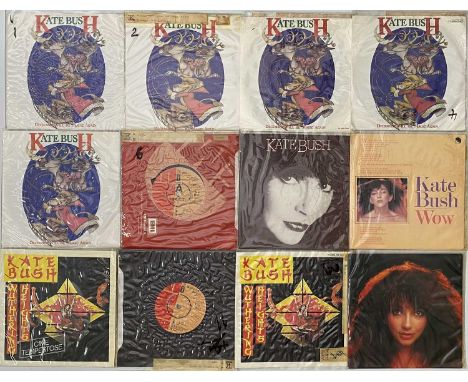 KATE BUSH - 7" COLLECTION. An extensive collection of around 84 7" singles by Kate Bush. Some titles will be duplicated but w