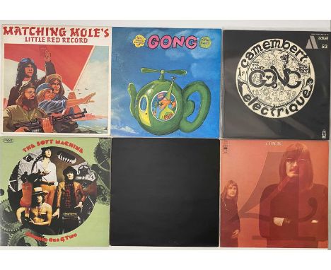 PROG/ELECTRONIC/EXPERIMENTAL - LPs. Forward thinking collection of 13 x influential LPs. To include Gong - Camembert Electriq