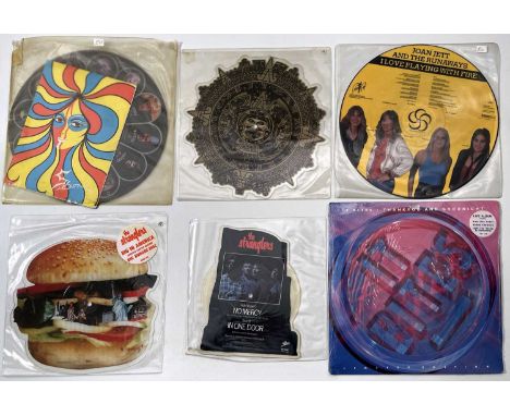 PICTURE DISKS - 12" / SHAPED / 7" COLLECTION. A collection of around 104 x picture disks. Artists/ Titles/ Catalogue numbers 