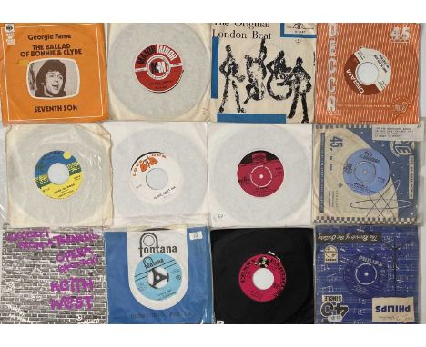 60's POP / BEAT / ROCK - 7" COLLECTION. A collection of around 200 x 7". Artists include The Plebs, The Beau Brummels, The Tu