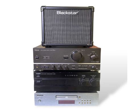 Technics SU-V670 Stereo Integrated Amplifier. Yamaha AX-596 Natural Sound Stereo Amp. Wharfedale SYS 5000 CD player. A Blacks