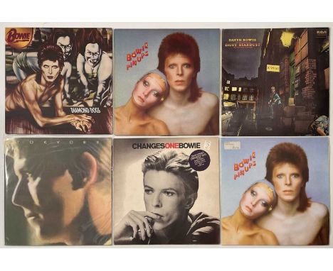 DAVID BOWIE - LP COLLECTION. A quality collection of 18 LPs by British rock icon David Bowie, includes a couple of private re