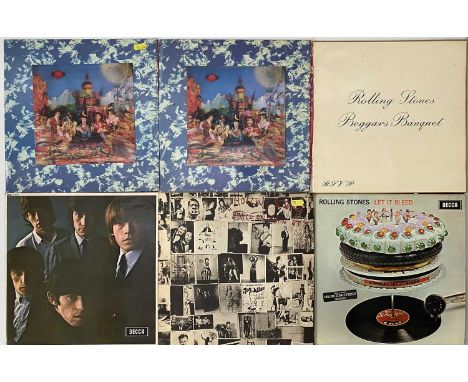 THE ROLLING STONES - UK LP PACK. A smashing collection of 7 LPs by The Rolling Stones, mostly original/ early UK pressings. T