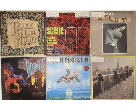 CLASSIC ROCK &amp; POP - LP COLLECTION. An expansive collection of around 180 LPs, all records are from a hospital radio stat