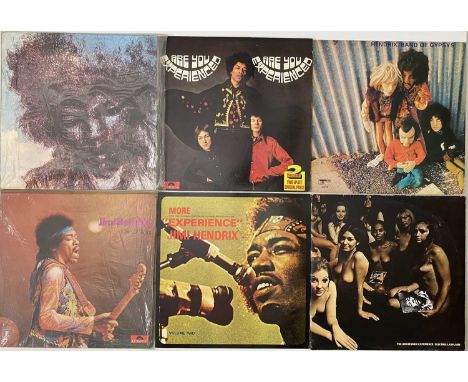 JIMI HENDRIX - LP COLLECTION. Cool collection of 17 x LPs from Buster. Titles including Band Of Gypsys (og 'puppet' sleeve, T