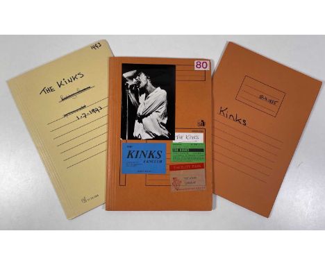 Three folders relating to the organisation of concerts in the Netherlands c 1980 - 1993 for The Kinks. Folders inc: original 