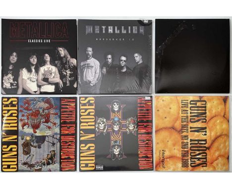 METAL/ HEAVY ROCK - LP COLLECTION. A quality collection of 18 heavy rock &amp; metal LPs. Artists/ titles include Metallica i