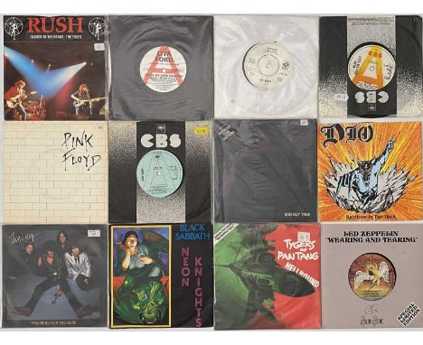 ROCK / HEAVY ROCK / METAL - 7" COLLECTION. A collection of around 160 x 7". Artists/ Titles include Rush - Closer To The Hear