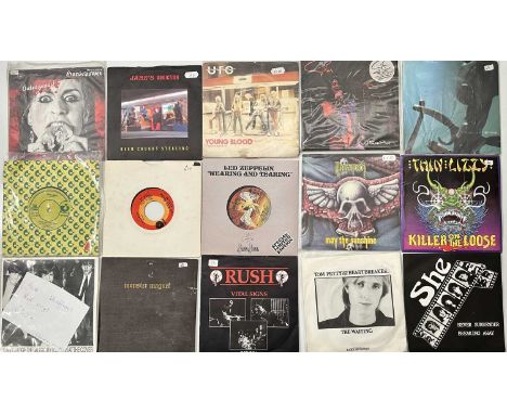 ROCK / HEAVY ROCK / METAL - 7" COLLECTION. Another collection of around 160 x 7". Artists/ Titles include Rolling Stones - I 
