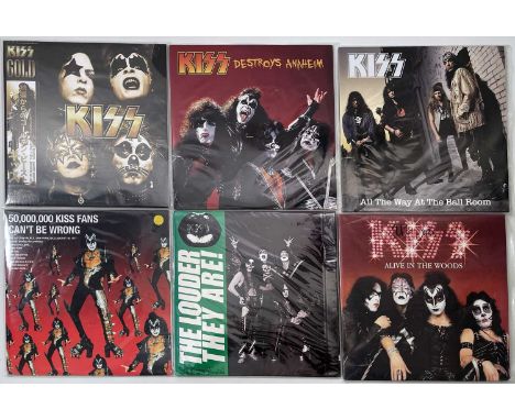 KISS - PRIVATE RELEASED LP PACK. A quality selection of 10 privately released LPs by Kiss. Can include live, studio, demo mat