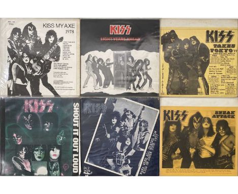 KISS - PRIVATE RELEASED LP PACK. Another fantastic selection of 10 privately released LPs by Kiss. Can include live, studio, 