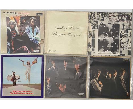 THE ROLLING STONES - LP COLLECTION. A fine collection of 16 LPs by The Rolling Stones. Titles include Exile On Main St (COC 6