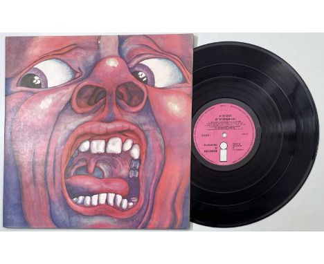 KING CRIMSON - IN THE COURT OF THE CRIMSON KING LP (UK OG - PINK ISLAND - ILPS 9111). A superb original UK LP pressing of Kin