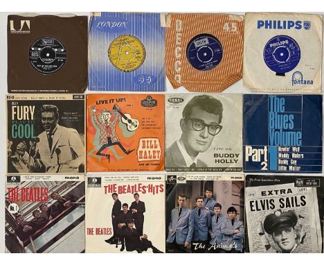 60s/R&amp;R - 7"/EPs (WITH FORCE FIVE RARITY). Smart collection of around 80 x 7"/EPs with rarities! Artists/titles include F