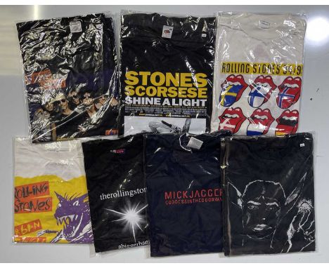 A collection of Rolling Stones and related tour t-shirts to include five Rolling Stone t-shirts 'Urban Jungle Europe 1990' (X