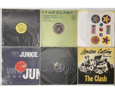 THE CLASH - 12" COLLECTION (INC LPs). A super collection of 16 12" by The Clash, does include a small number of LPs and a she