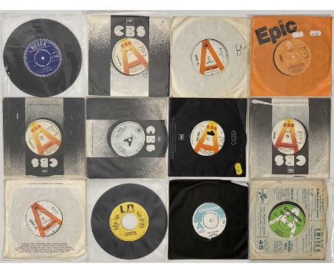 PROMOS / DEMOS - 7" COLLECTION. A collection of around 41 x 7". Artists include The Wayfarers, Bob Dylan, The Byrds, ABBA, Sa
