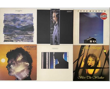 JOHN MARTYN/ VAN MORRISON/ BOB DYLAN - LP COLLECTON. A smashing collection of 41 LPs by three of folk/ folk rocks biggest nam