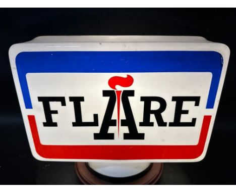 A Flare plastic petrol pump globe. 