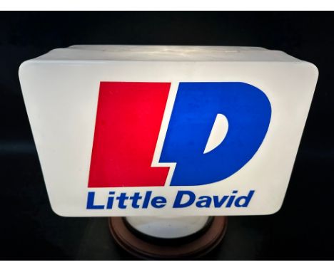 A Little David plastic petrol pump globe. 