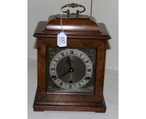 A chiming table clock, circa 1930, retailed by Goldsmiths & Silversmiths Co Ltd, London 