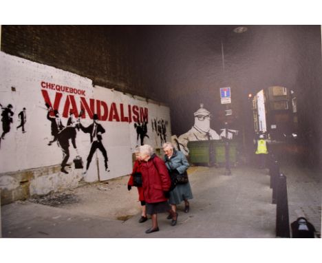 Steve Lazarides (British, b. 1969) after Banksy
Gangster Grannies
320gsm Hahnemuhle Photo Rag Pearl print
Limited Edition num