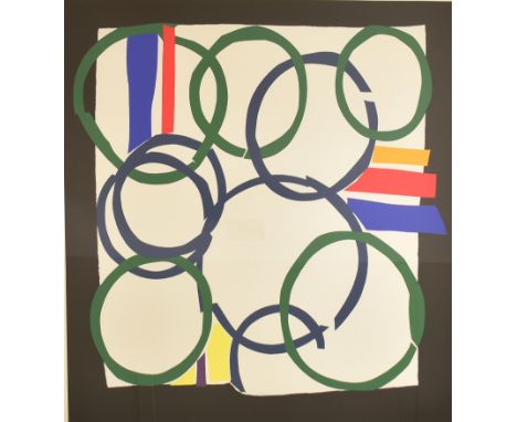 Sandra Blow (British, 1925-2006) Borderline, 2000 Screenprint in colours on paper Signed, titled and numbered 45/85 Framed &a